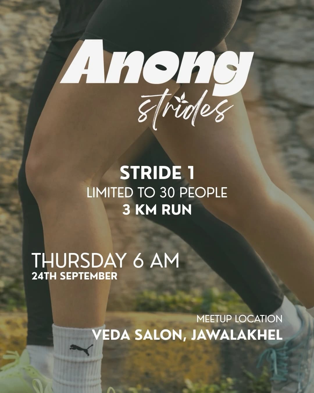 Anong Strides – Thursday Women's Run poster